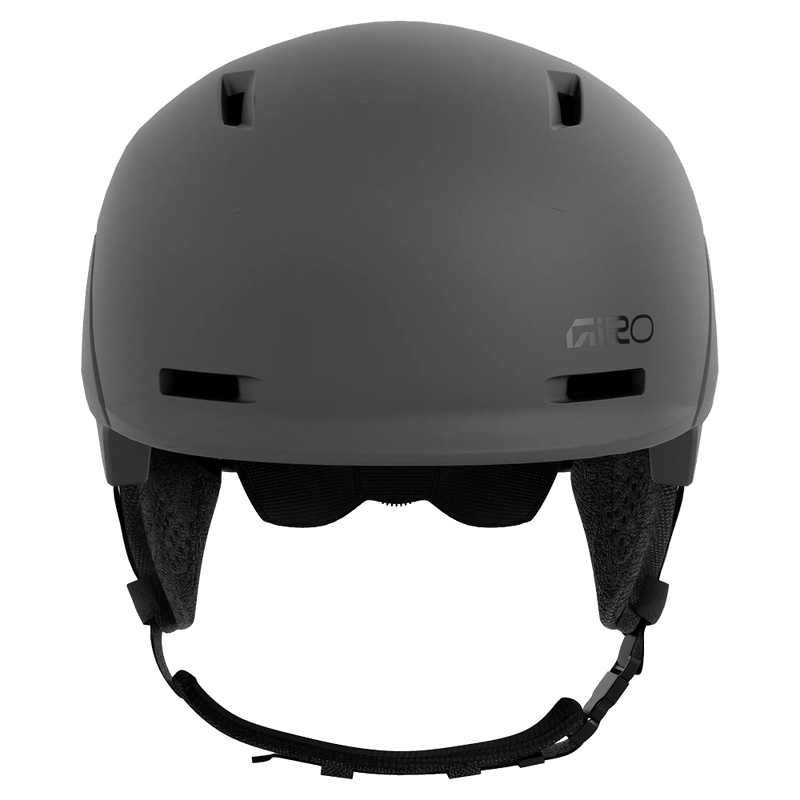 Front view of the Giro NEO II Helmet in Matte Titanium colourway, unisex's model