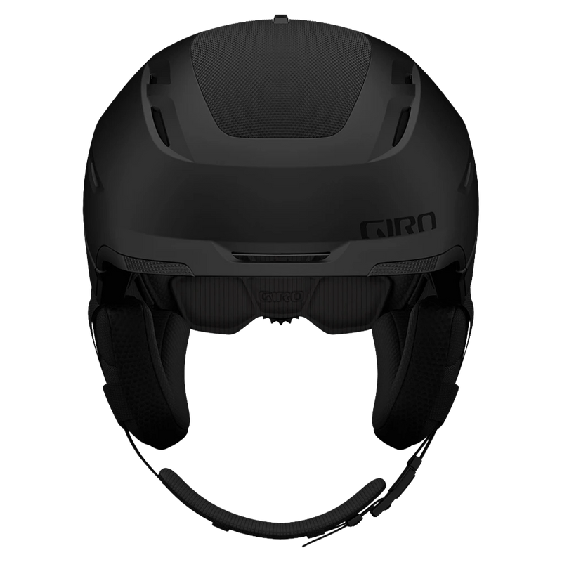 Front view of the Giro Tor MIPS Helmet in Matte Black colourway, unisex's model