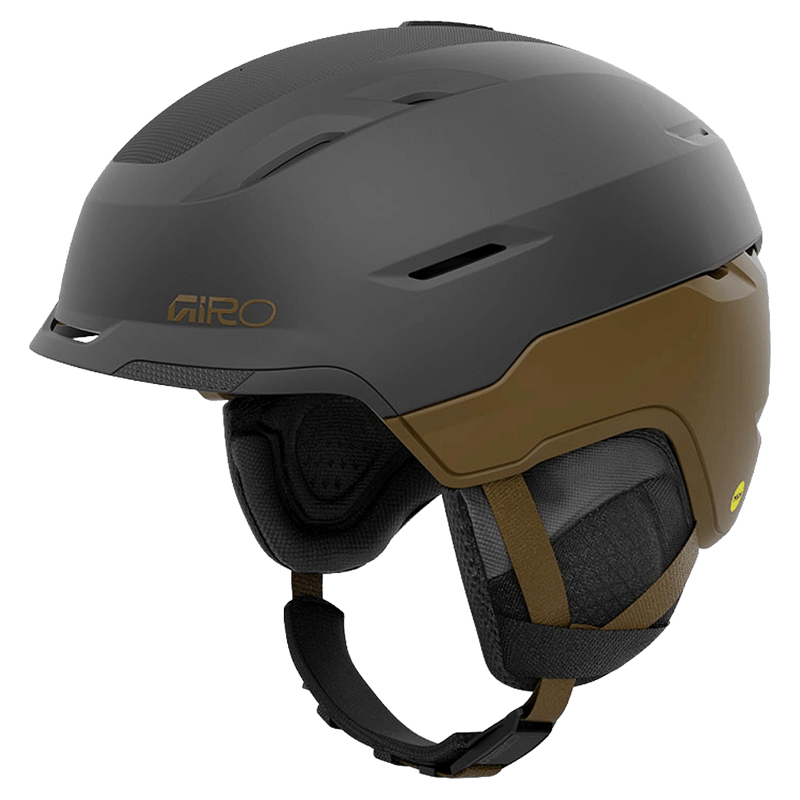 Main view of the Giro Tor MIPS Helmet in Metallic Coal Tan colourway, unisex's model
