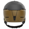 Back view of the Giro Tor MIPS Helmet in Metallic Coal Tan colourway, unisex's model