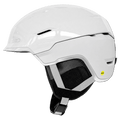 Side view of the Giro Tor MIPS Helmet in Gloss Matte Pearl Black colourway, unisex's model