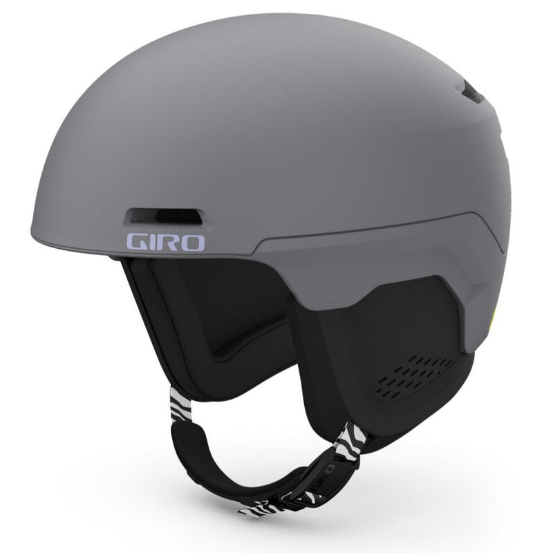 Giro Owen snow Helmet in Matte Charcoal/Lily featuring Spherical Mips, active ventilation, magnetic buckle and removable ear pads