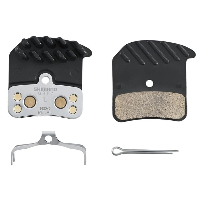 Bike Metal Pad & Spring H03C w/ Fin BR-M820