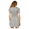 Back view of All About Eve Twiggy Mini Dress - Womens in colour Check.