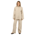Full view of All About Eve Percy Shirt - Womens - in colour Beige.