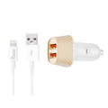 Charger Auto w/Cable MFI IPhone