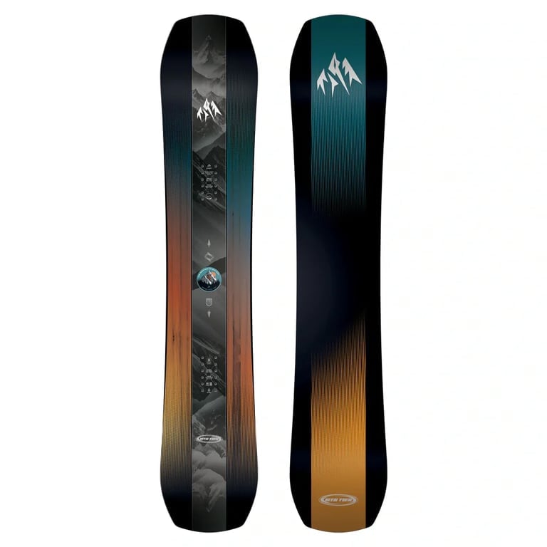 Jones 2027 Mountain Twin Snowboard topsheet and base