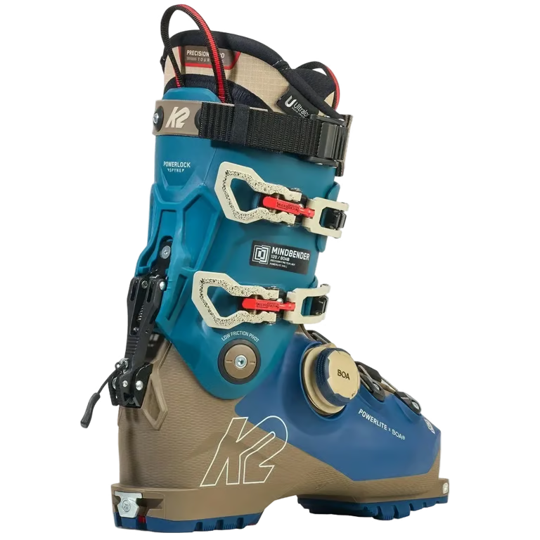 Back view of the K2 Mindbender 120 BOA Ski Boots