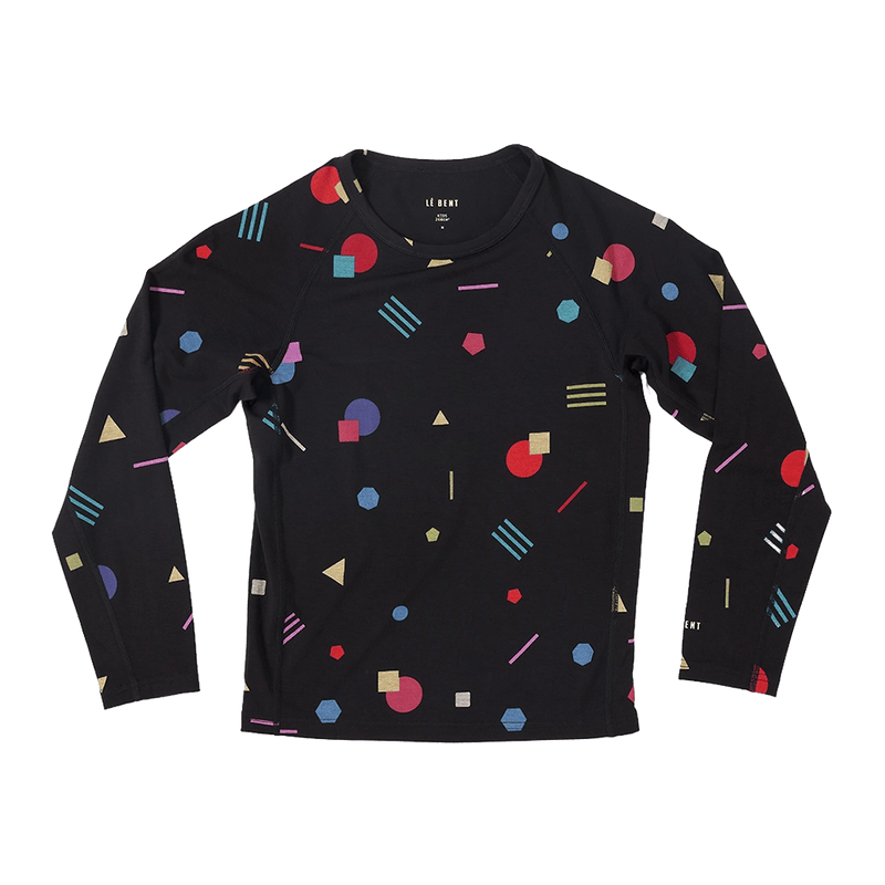 Le Bent Confetti Midweight Thermal Raglan - Kids - Flat lay