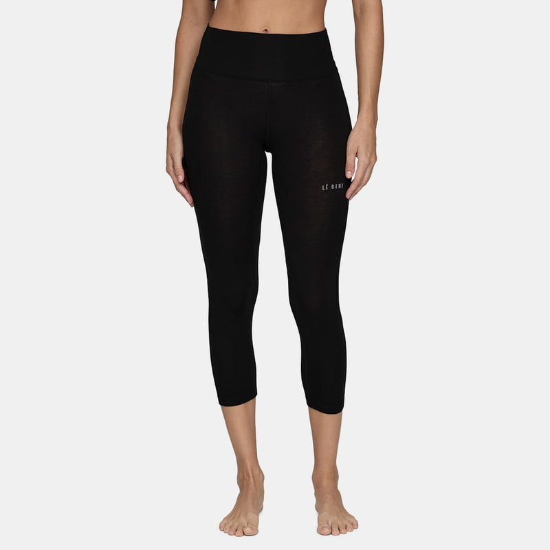 Woman wearing Le Bent Core Lightweight Thermal 3/4 Bottom front view