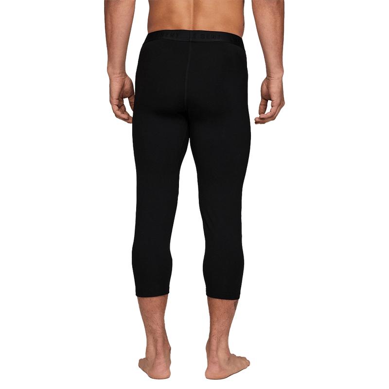 man wearing Le Bent Lightweight Thermal 3/4 Bottom
back view