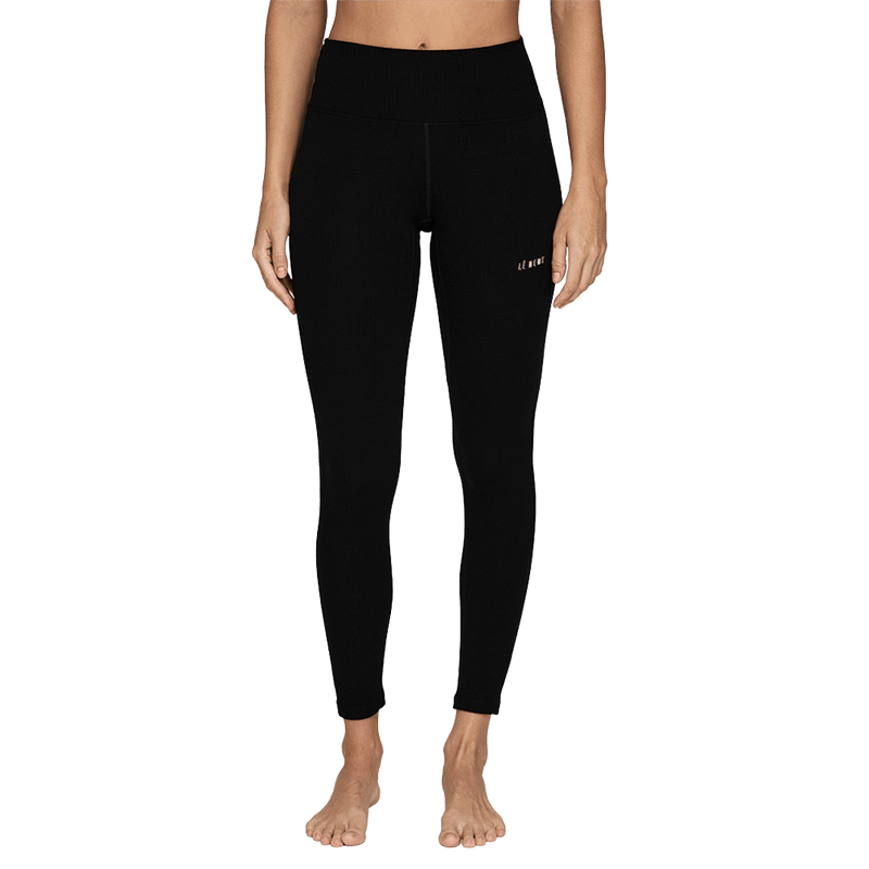 Le Bent Midweight Thermal Bottom - Womens black front view