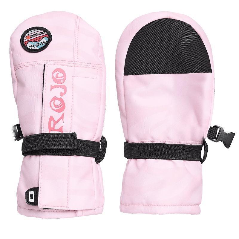 View of Rojo Mittens 4 Kittens - Kids in pink-a-boo