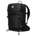 Main view of the mmmut Nirvana 22L Backpack in Black colourway, unisex model