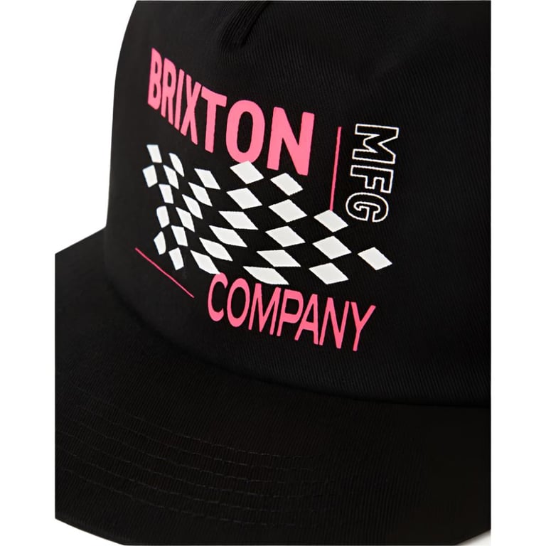 Neon Finish Line Snapback Hat