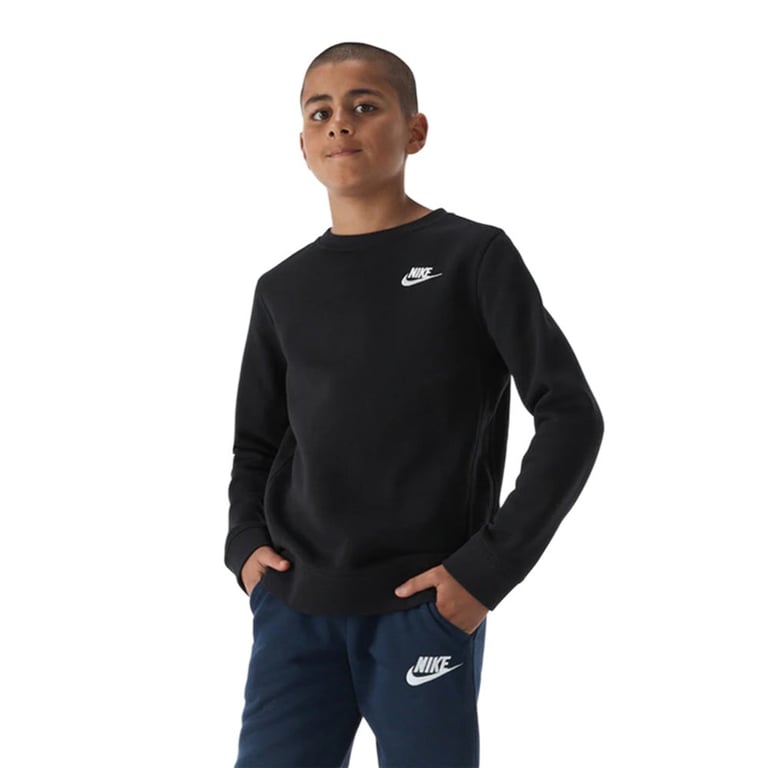 Main view of the Nike Sportswear Club Fleece Crew Jumper - Kids