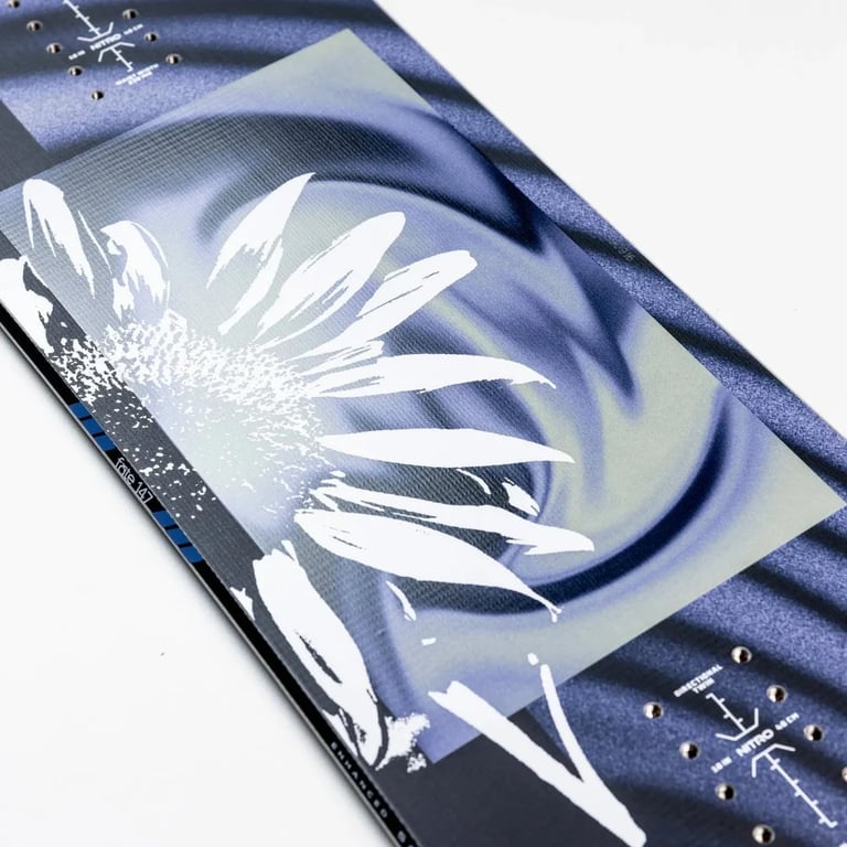 Nitro 2027 Fate Snowboard Close up of graphic