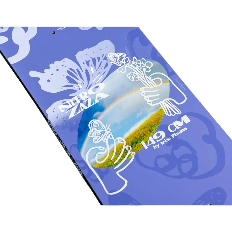 Nitro 2027 Zaza Snowboard graphic close up