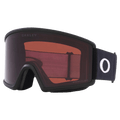 Main view of the Oakley Target Line XM Goggles in Matte Black, Prizm Dark Grey lens, unisex model