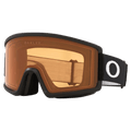 Main view of the Oakley Target Line XM Goggles in Matte Black, Persimmon lens, unisex model