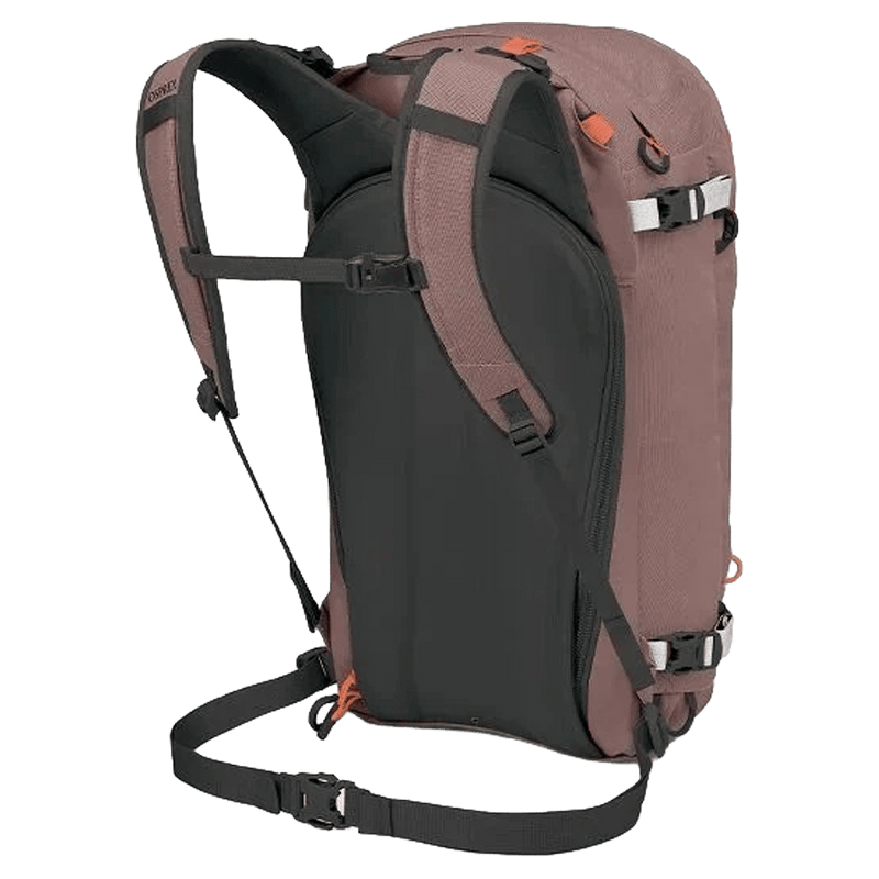 Back view of the OSPREY Sopris 25L  Magma Brown_Raven Black Bags,  26/27 Unisex's model