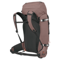 Back view of the OSPREY Sopris 45L Magma Brown_Raven Black Bags,  26/27 Unisex's model