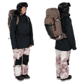 Additional view of the OSPREY Sopris 45L Magma Brown_Raven Black Bags,  26/27 Unisex's model