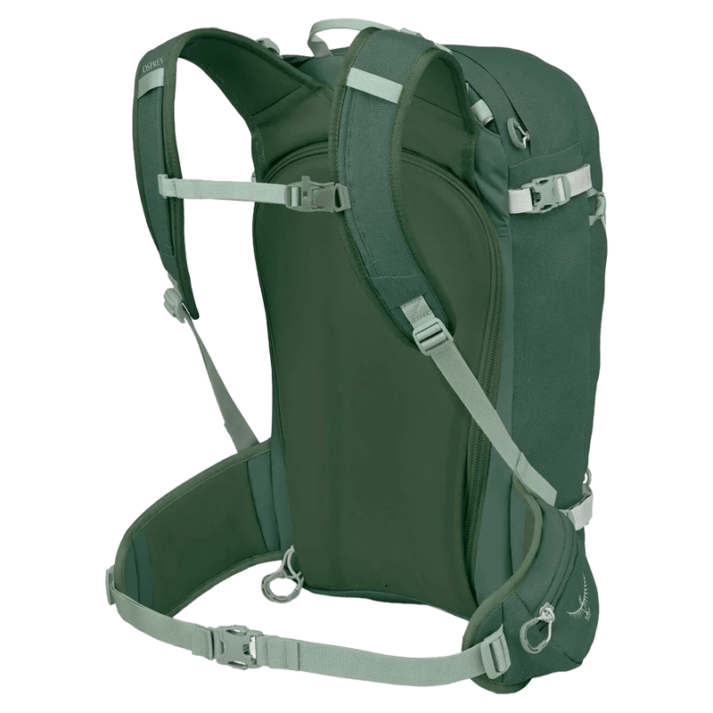 Back view of the OSPREY Sopris 32L Tundra Green_Green Canopy Bags,  26/27 Unisex's model