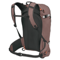 Back view of the OSPREY Sopris 32L Magma Brown_Raven Black Bags,  26/27 Unisex's model