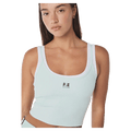 Close view of the PE NATION Forward Tank Hint of Mint/Optic White Tops,  26/27 Womens's model