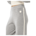 Close Side view of the PE NATION Verge Knit  Grey Marle Pants,  26/27 Womens's model