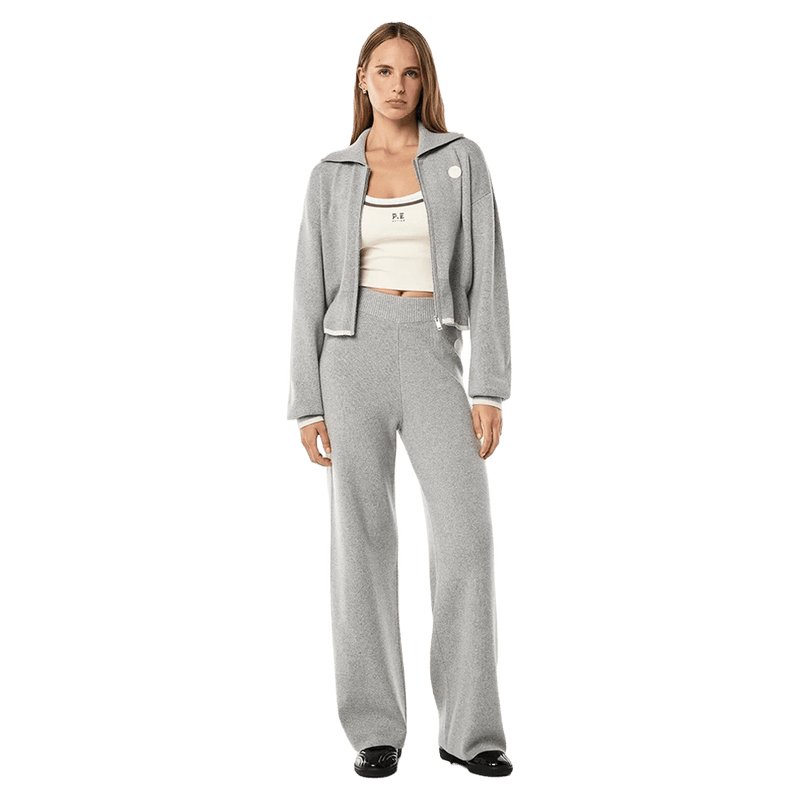 Main view of the PE NATION Verge Knit  Grey Marle Pants,  26/27 Womens's model