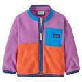 Main view of the Patagonia Baby Synch jacket Brisk Purple 60970BKPL Fashion,  26/27 Unisex's model