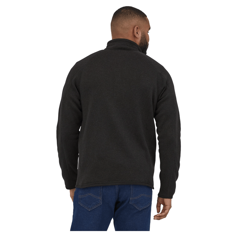 3 view of the Patagonia Better Sweater 1/4 Zip 25523BLK Fashion,  26/27 Men's's model