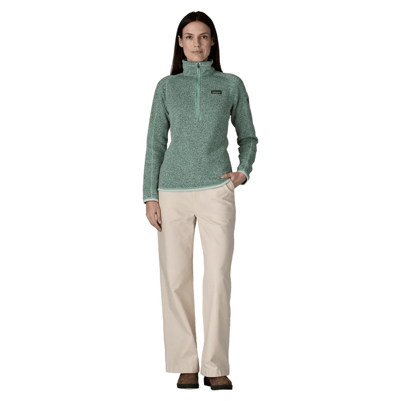 4 view of the Patagonia Better Sweater 1/4 Zip 25618THI Fashion,  26/27 Women's's model
