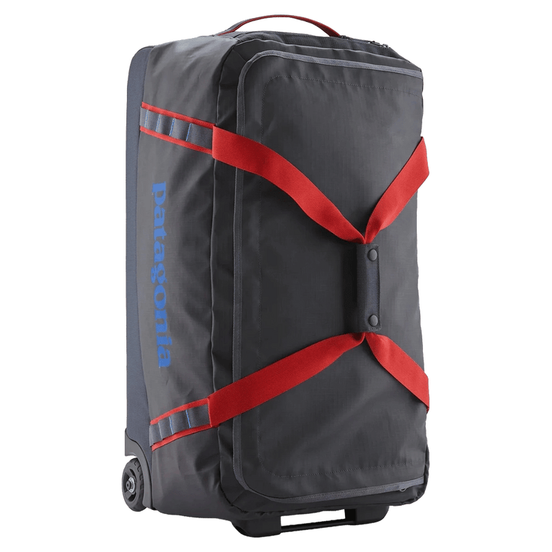 Main view of the Patagonia Black Hole®_Wheeled_Duffle_70L_SmolderBlue_AnimatedRed 49382 Bags,  26/27 Unisex's model