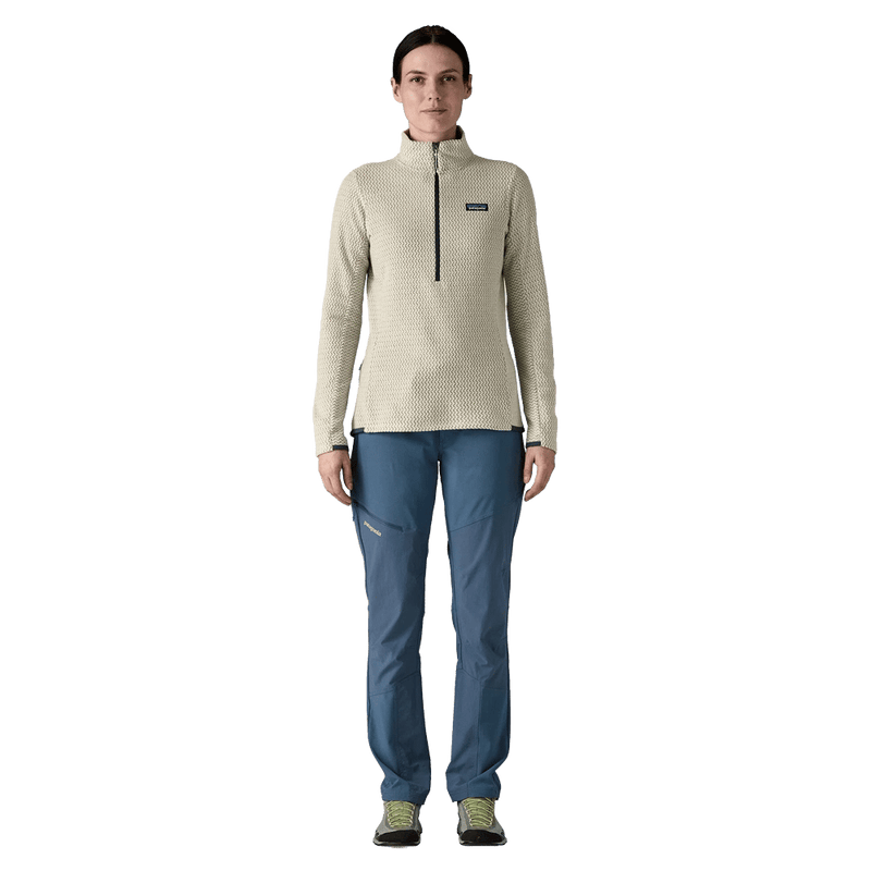 2 view of the Patagonia R1 Air Zip Neck Pelican 40251WLWT Fashion,  26/27 Women's's model
