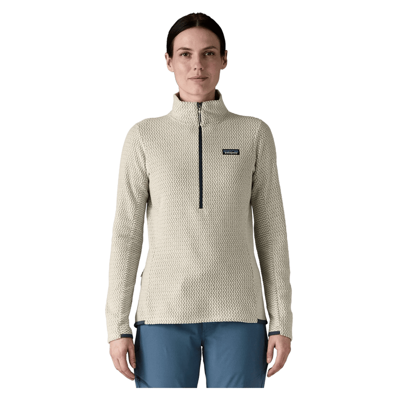 4 view of the Patagonia R1 Air Zip Neck Pelican 40251WLWT Fashion,  26/27 Women's's model