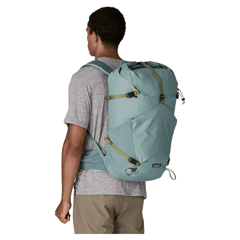 On view of the Patagonia Terravia_Pack_36L_BlueSage 48916 Bags,  26/27 Unisex's model
