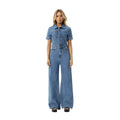 Miami Denim Flared Leg Jumpsuit - Womens