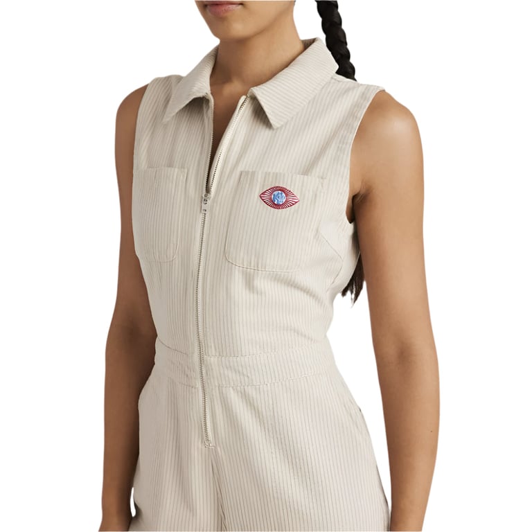 Striped Boiler Suit - Womens