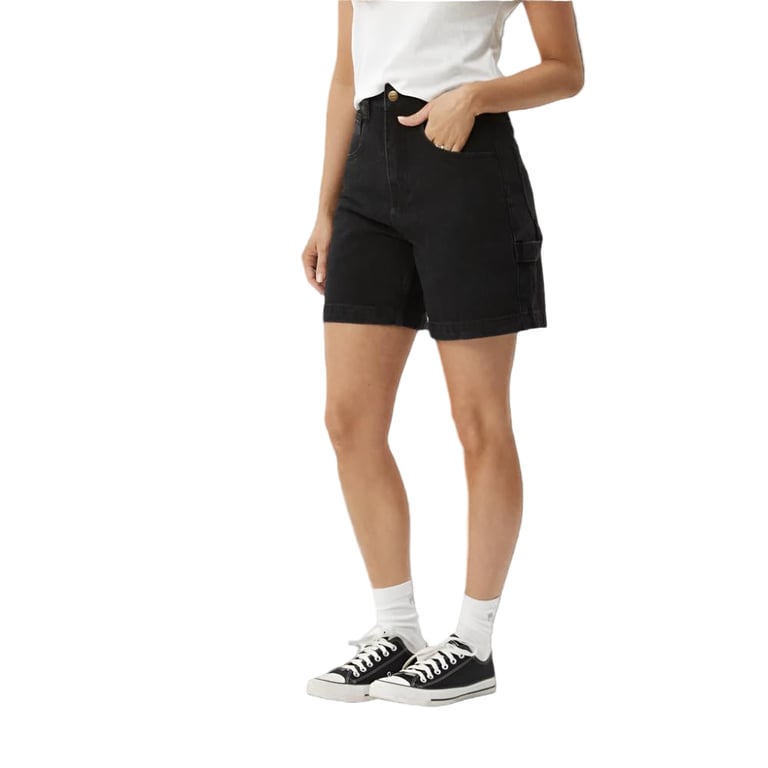 Emilie Denim Carpenter Shorts - Womens
