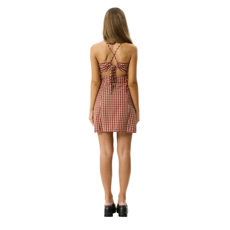 Austin - Recycled Check Mini Dress - Womens