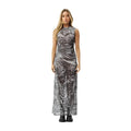 Silver Lining Sheer Dress - Womens