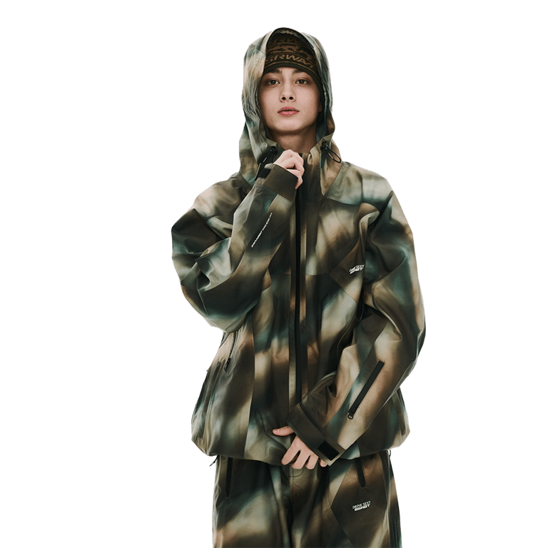 DSXBS 3L Seam Sealing Hooded Shell Snowboard Jacket