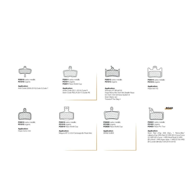 Carbometallic Bike Brake Pad