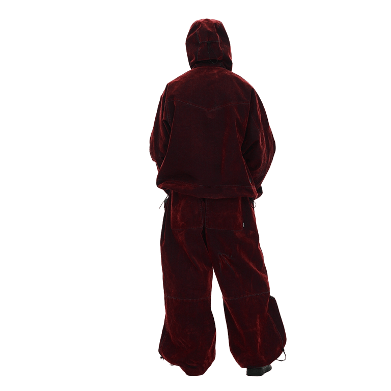 DSXBS Wax Real Denim Hooded Snowboard Jacket