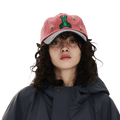 Square Block Rabbit Flower Cotton Cap