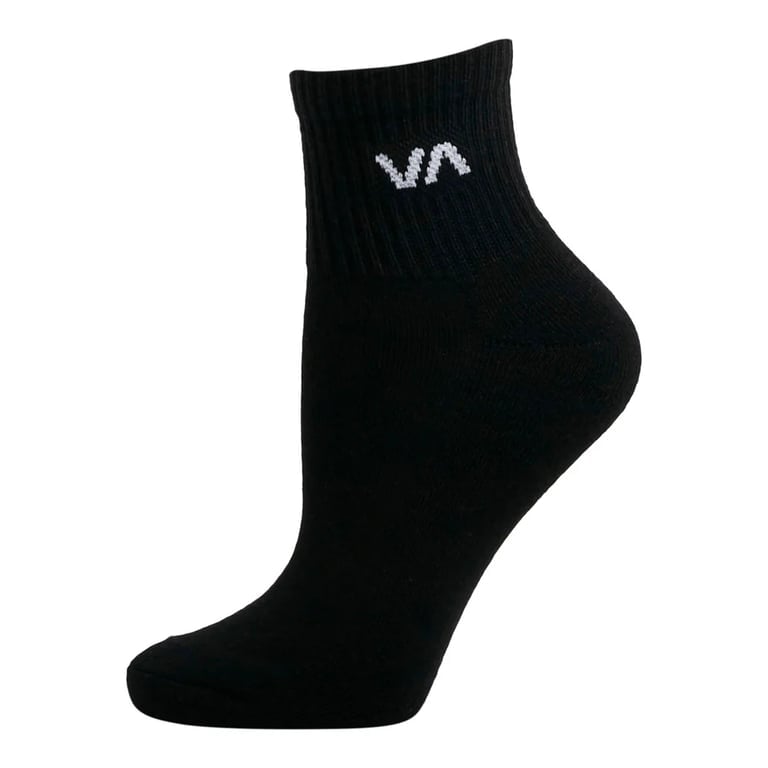 VA Mini Crew Sock Black - Womens