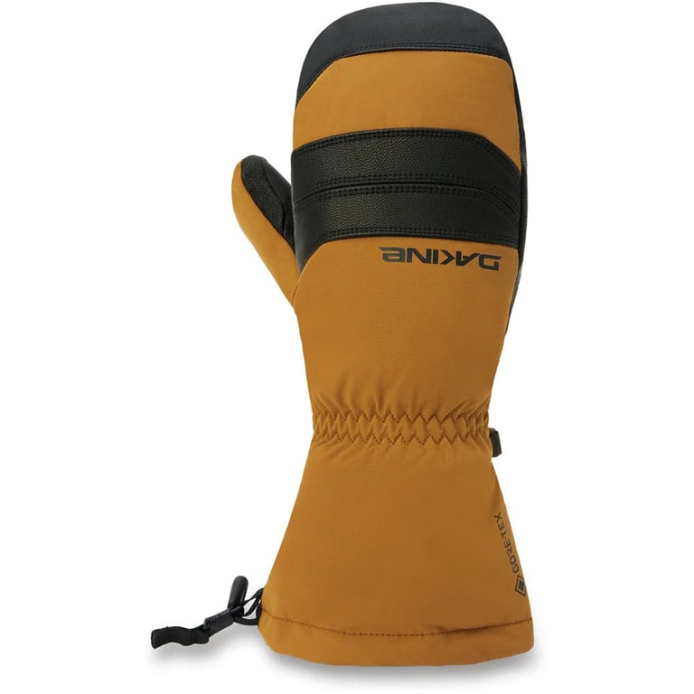 Main view of the Dakine Excursion Gore-Tex Mitts in Rubber colourway, mens/unisex's model